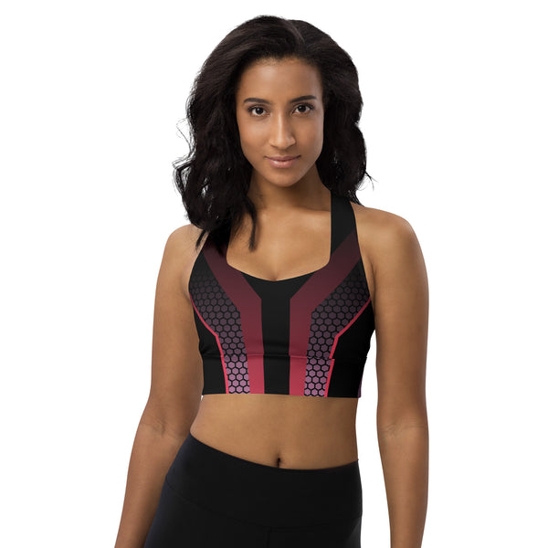 SHE REBEL - Galactic Vibes Longline Sports Bra