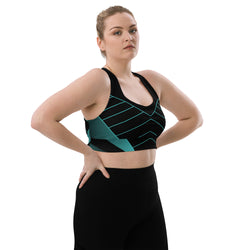 Space Age Longline Sports Bra