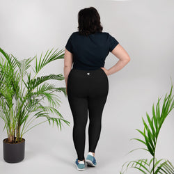 SHE REBEL - Midnight Black Leggings | Plus Size