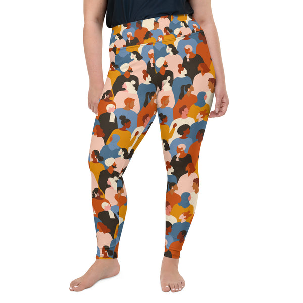 SHE REBEL - Diverse World Leggings | Plus Size