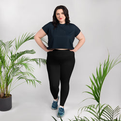 SHE REBEL - Midnight Black Leggings | Plus Size