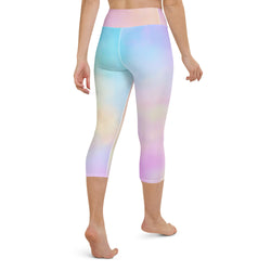 SHE REBEL - Cotton Candy Yoga Capri Leggings