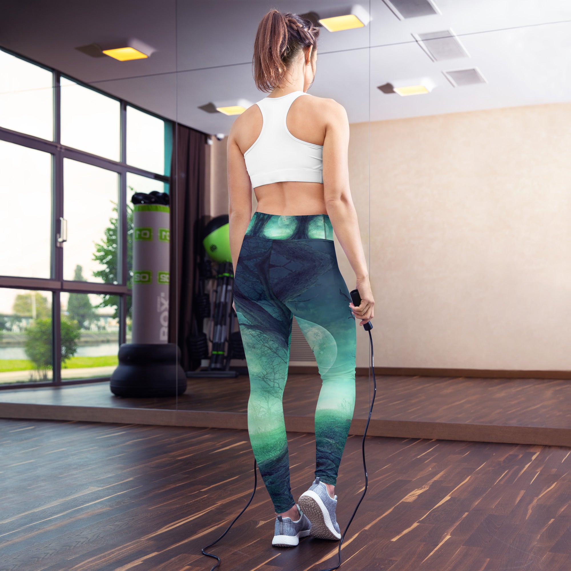 Spooky Halloween Yoga Leggings