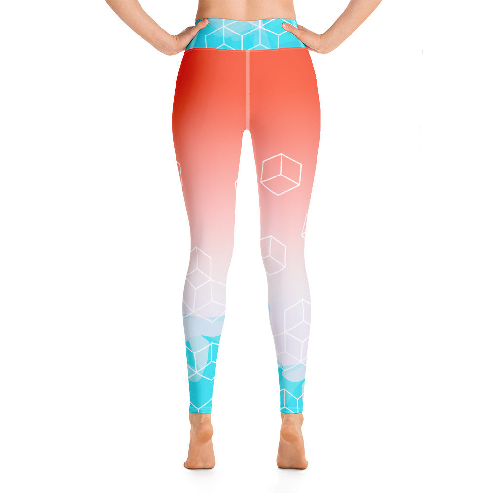 SHE REBEL - Fire & Ice Yoga Leggings