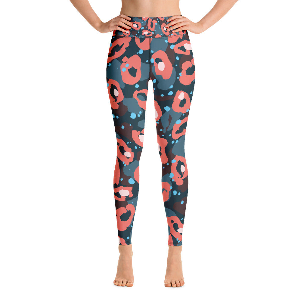 SHE REBEL - Leopard Kiss Yoga Leggings