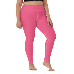 SHE REBEL - Brink Pink Yoga Leggings