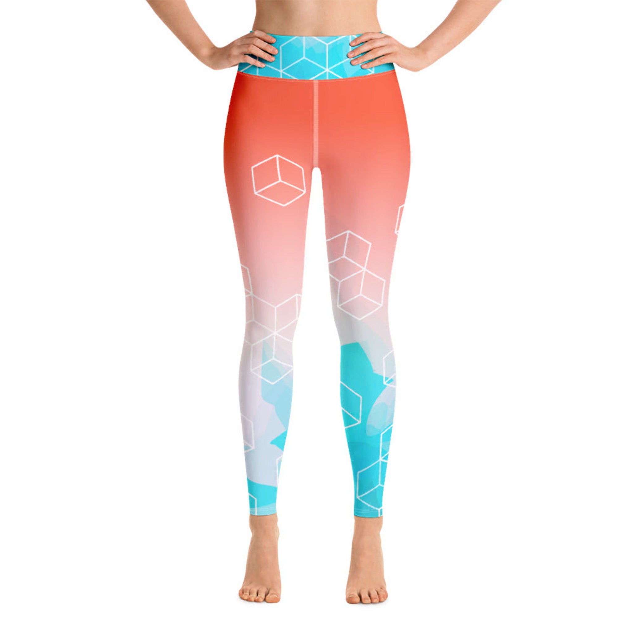 SHE REBEL - Fire & Ice Yoga Leggings