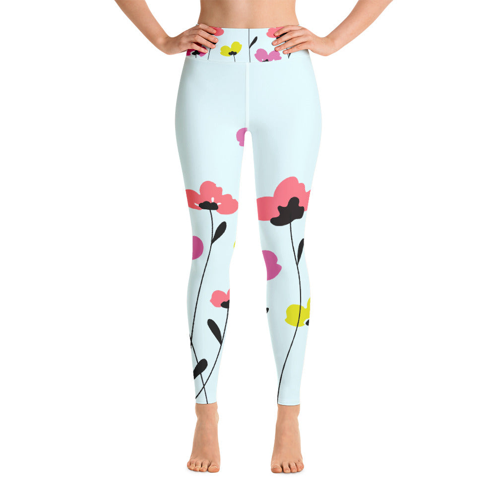 SHE REBEL - Flower Power Yoga Leggings