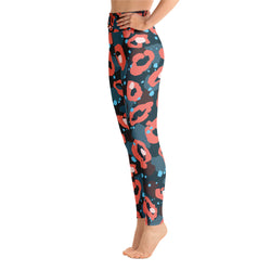 SHE REBEL - Leopard Kiss Yoga Leggings