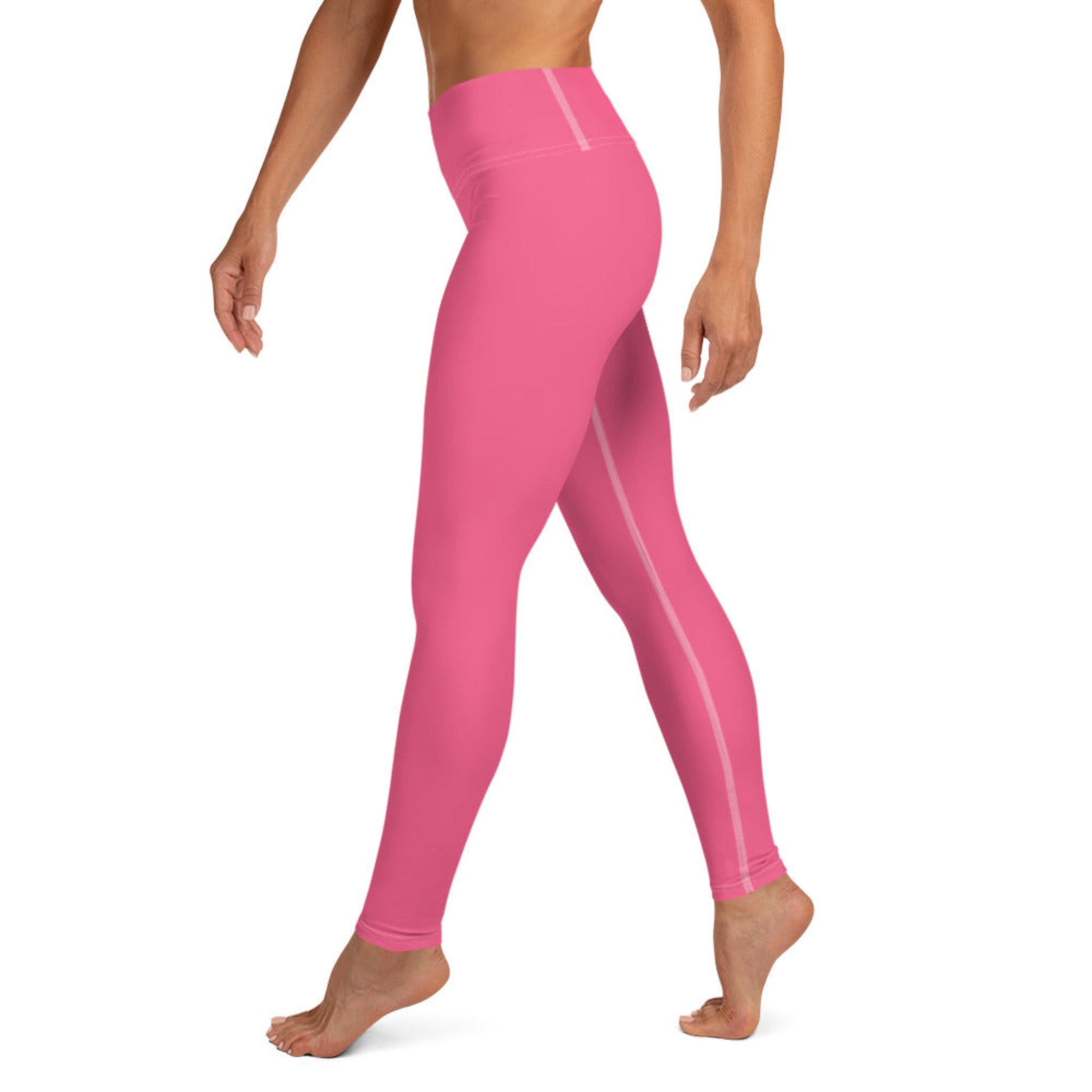 SHE REBEL - Brink Pink Yoga Leggings