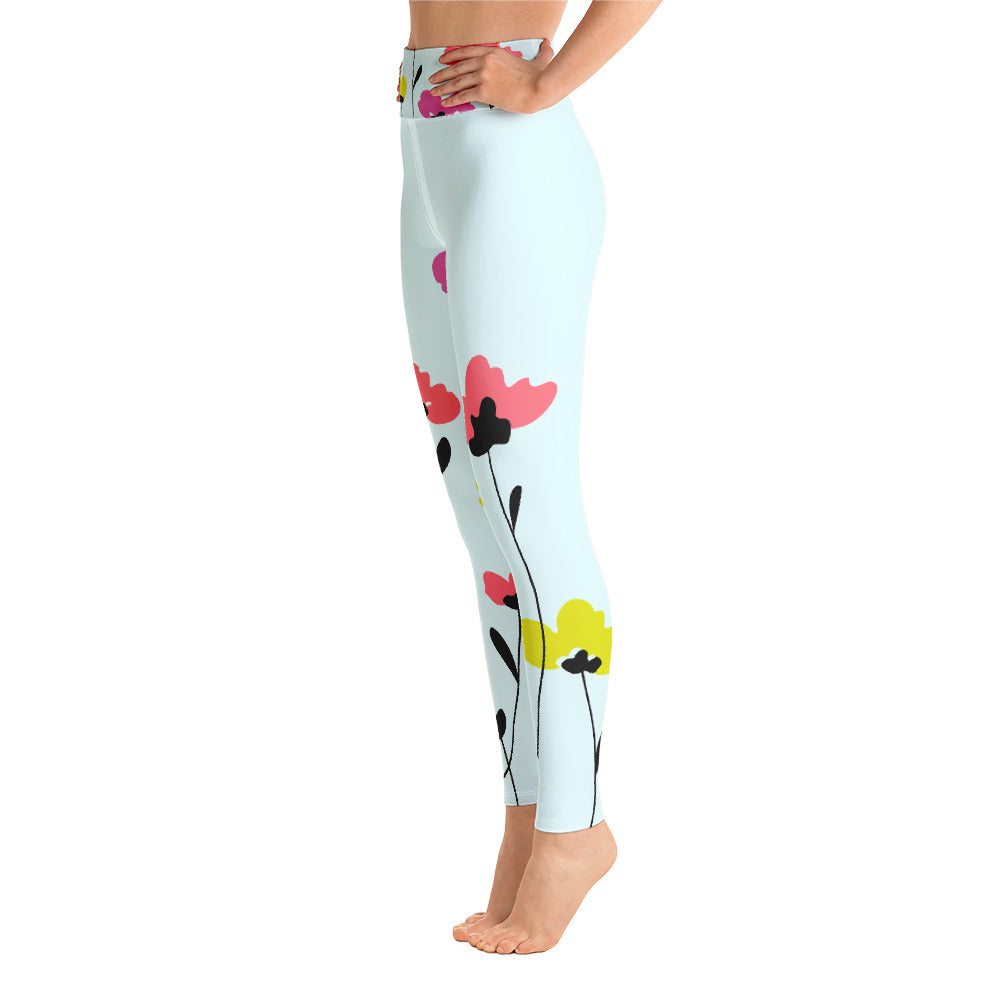 SHE REBEL - Flower Power Yoga Leggings