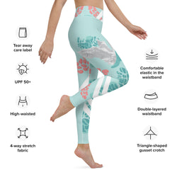 SHE REBEL - Swan Yoga Leggings