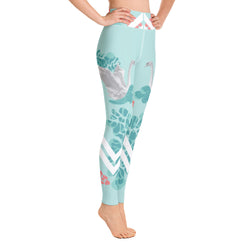 SHE REBEL - Swan Yoga Leggings