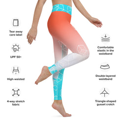 SHE REBEL - Fire & Ice Yoga Leggings