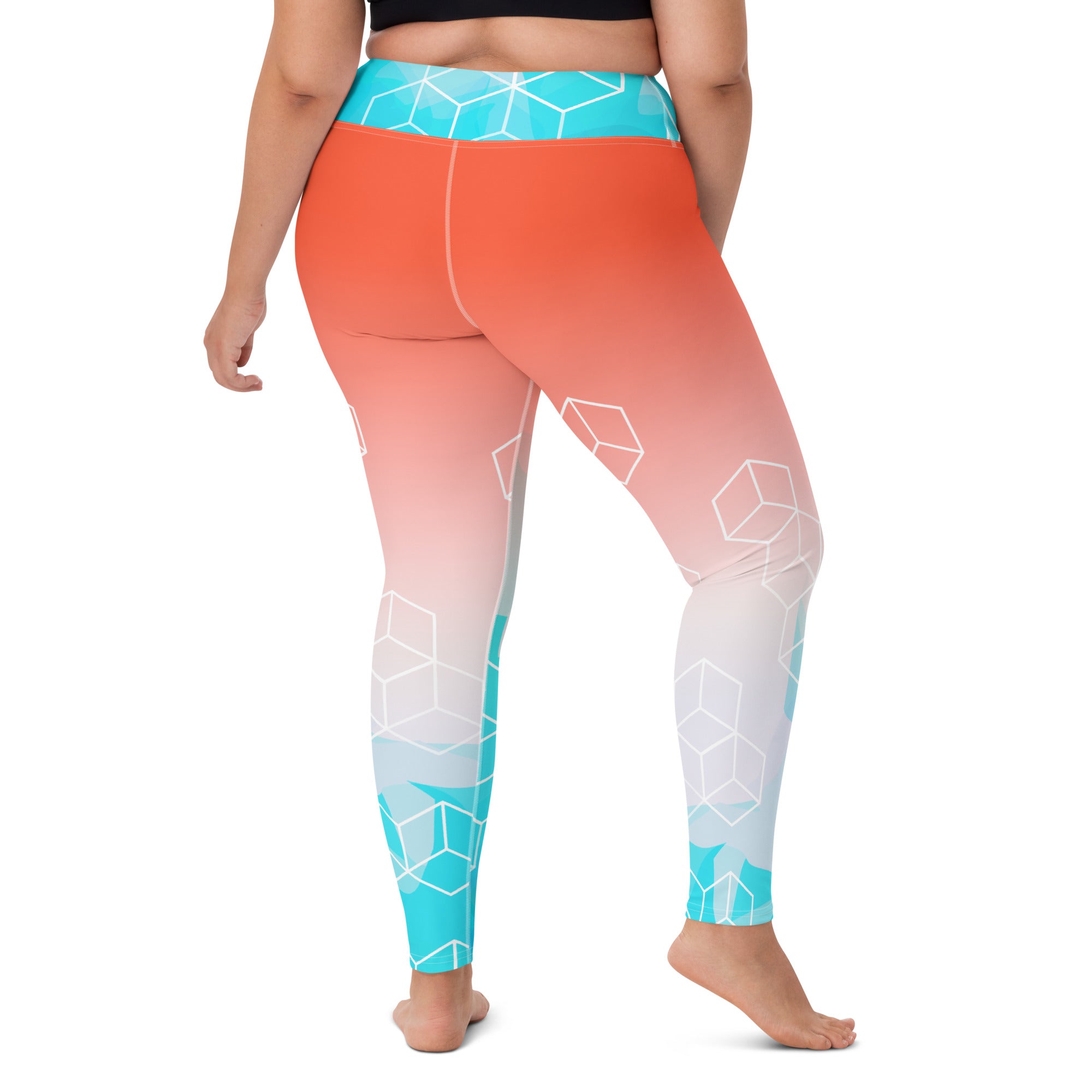 SHE REBEL - Fire & Ice Yoga Leggings