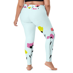 SHE REBEL - Flower Power Yoga Leggings