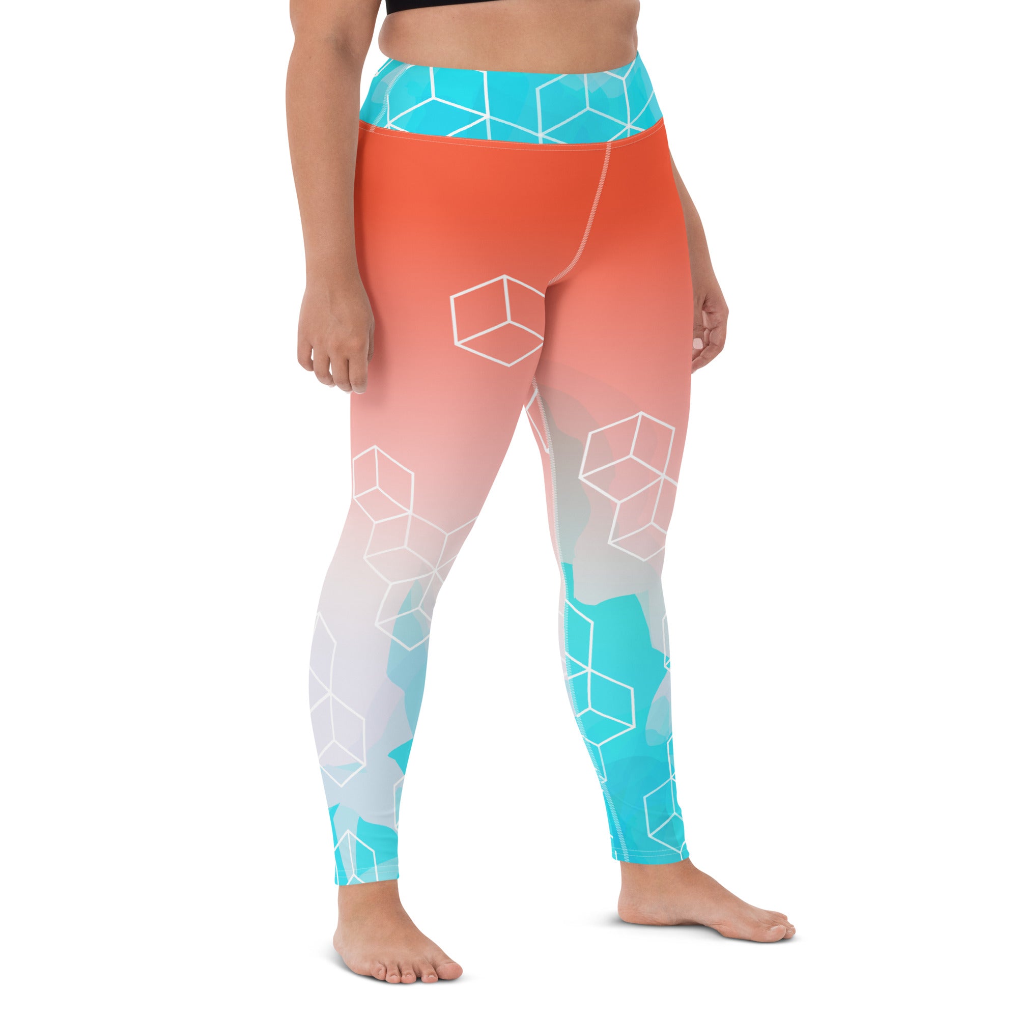 SHE REBEL - Fire & Ice Yoga Leggings