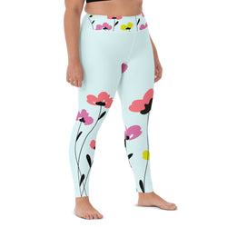 SHE REBEL - Flower Power Yoga Leggings