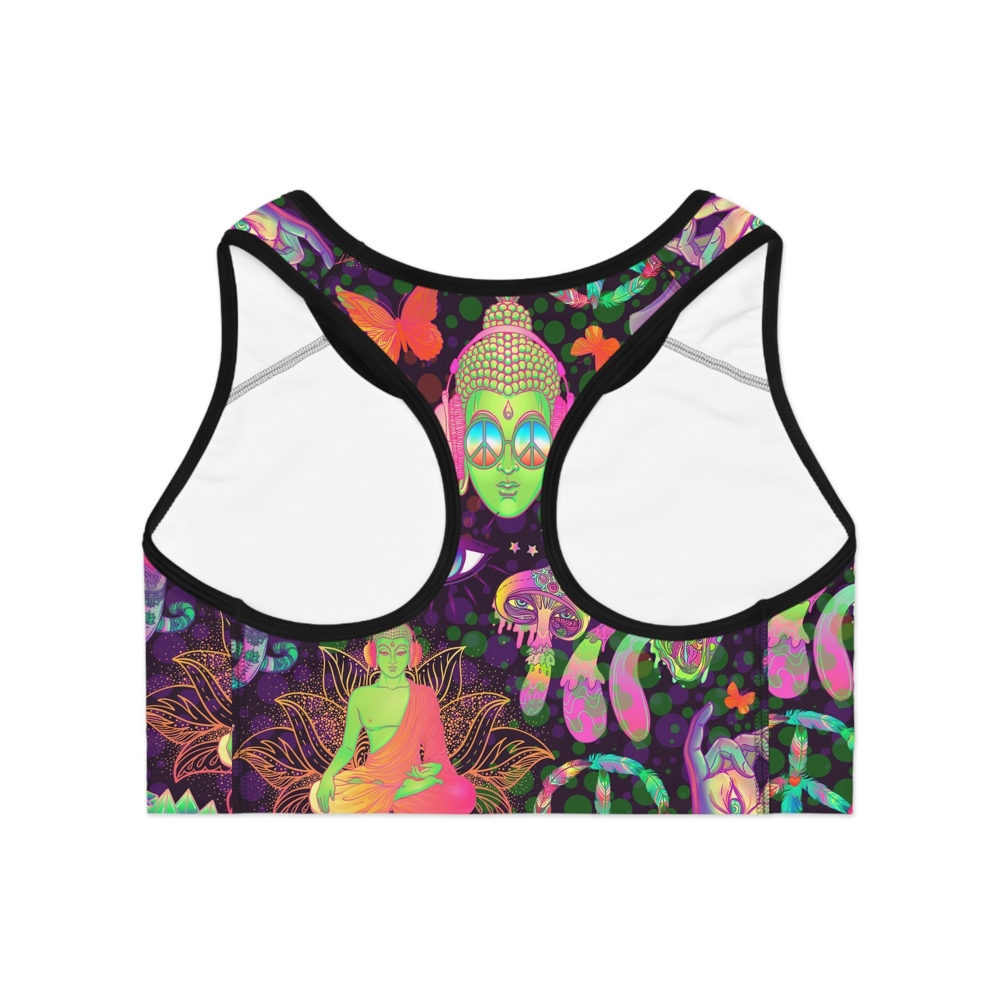 SHE REBEL - Groovy Psychedelic Sports Bra