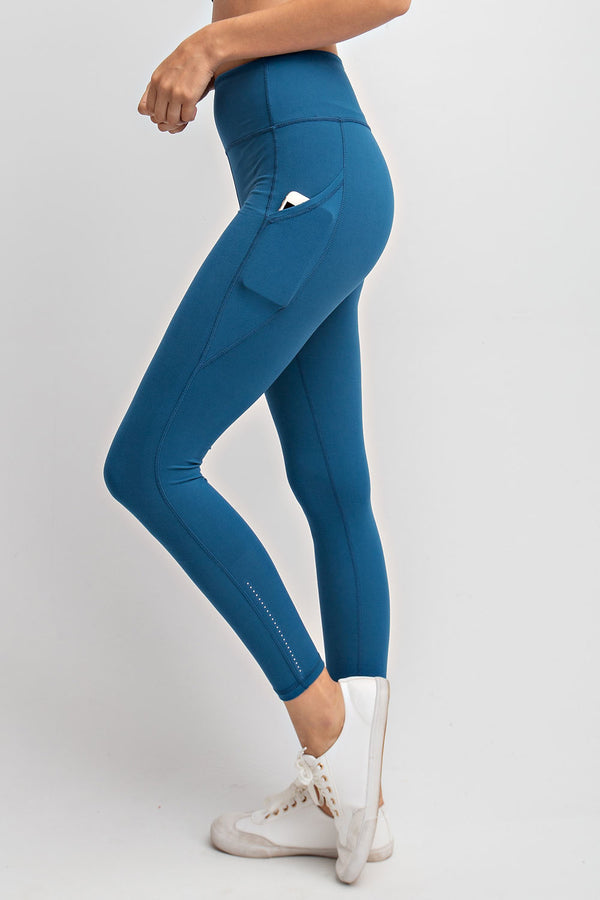 Align Leggings. Blue Tie Dye Print Ultralux fabric. – Pineapple Athleisure