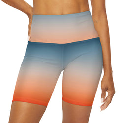 Sunset Ombre Yoga Shorts