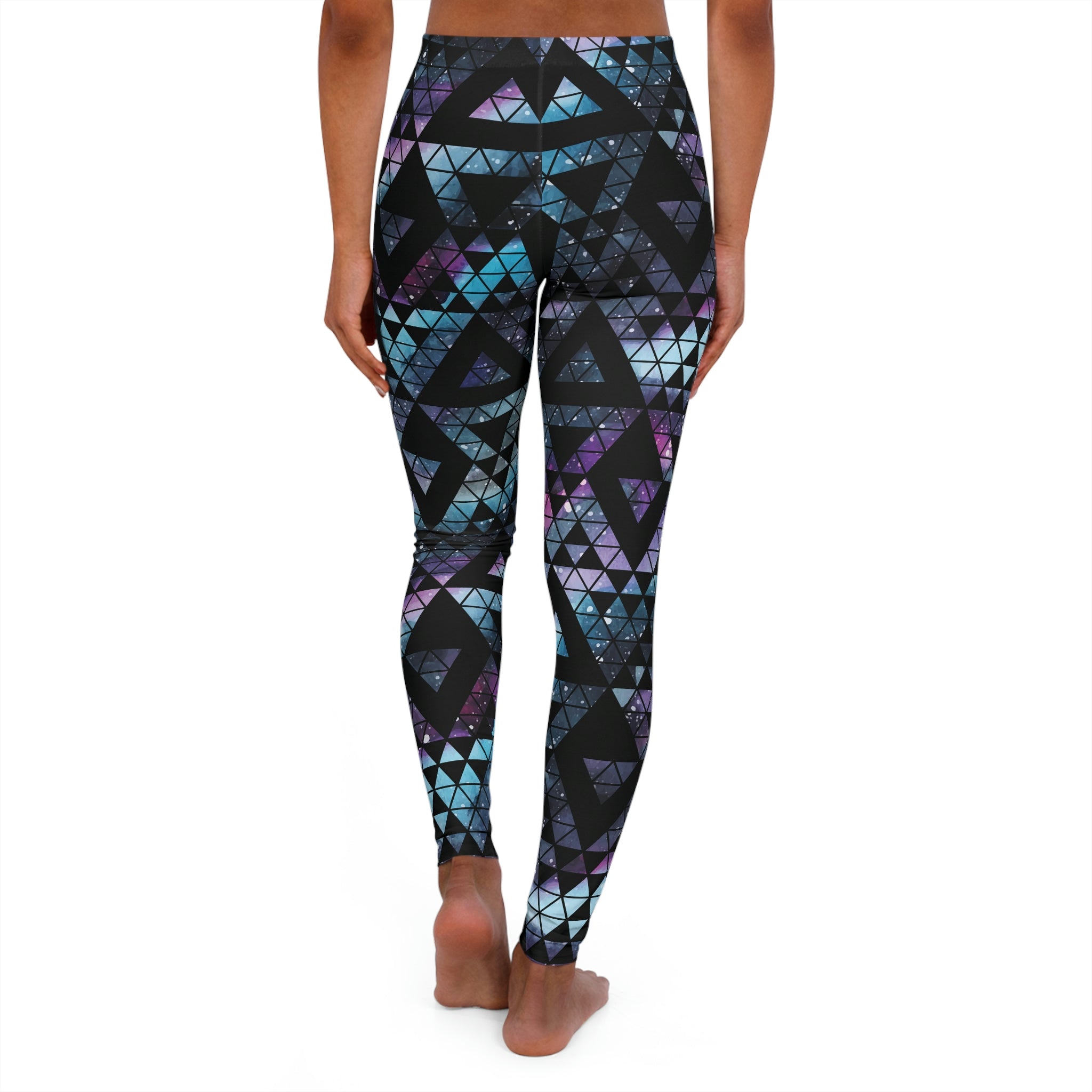 SHE REBEL - Galaxy Print Yoga Leggings