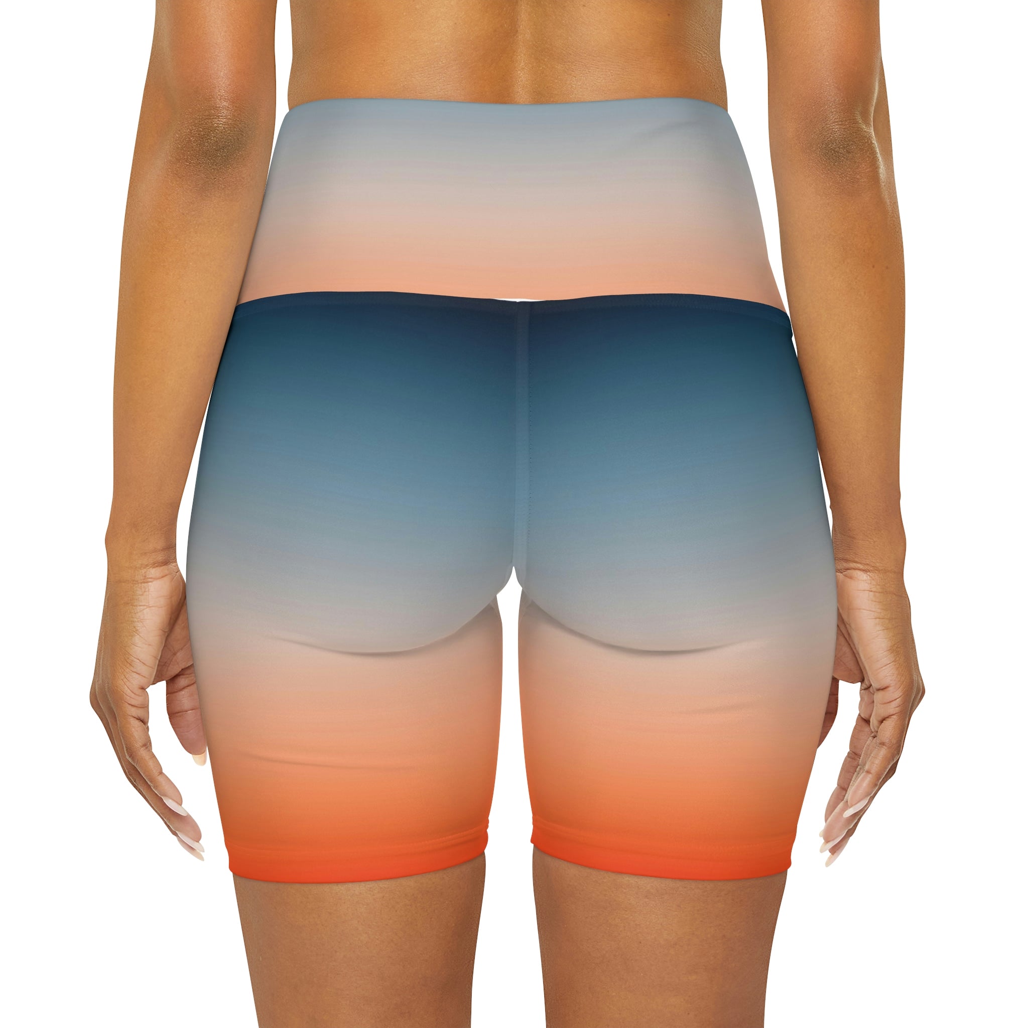 Sunset Ombre Yoga Shorts