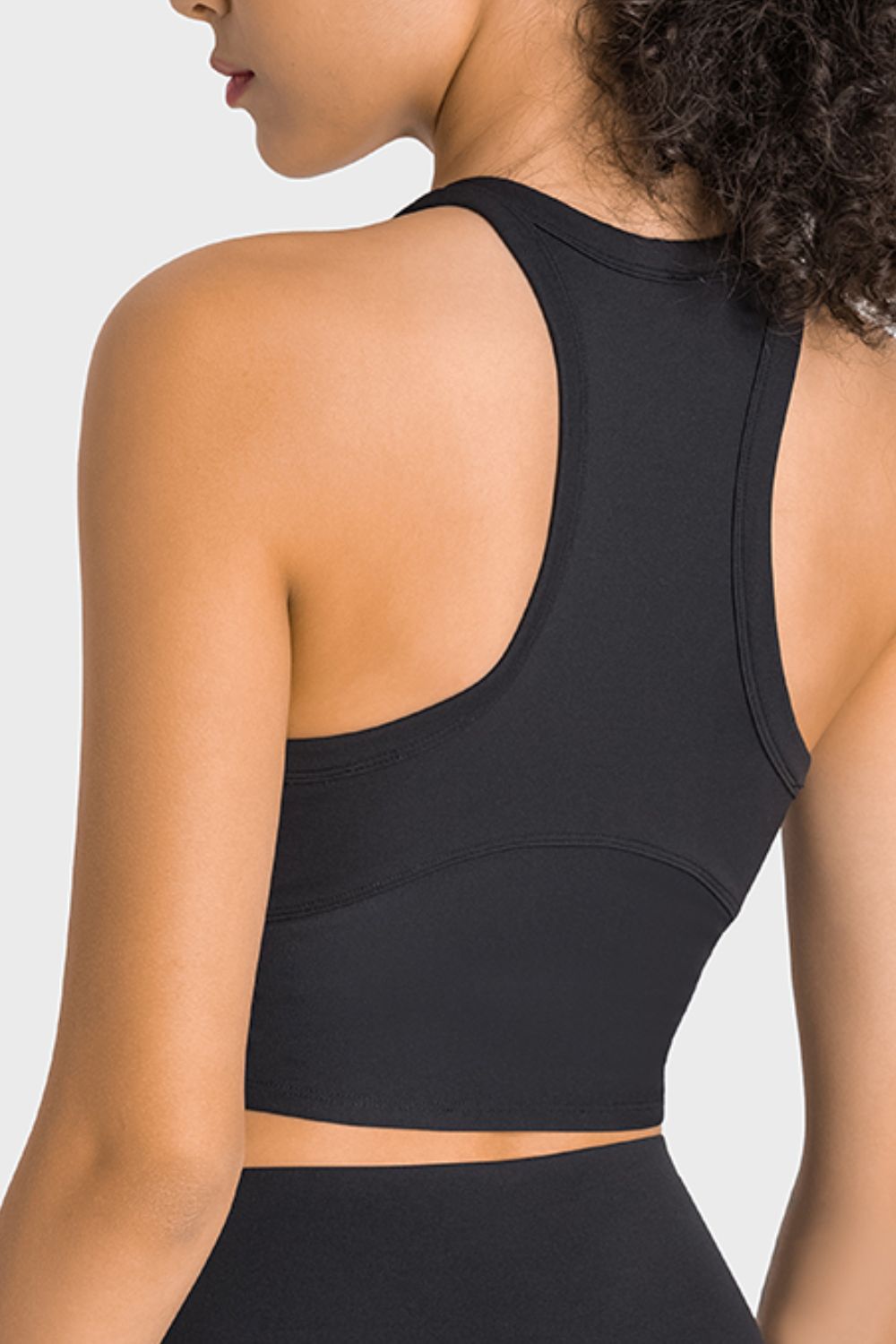 Racerback Cropped Sports Tank/Bra | Available in 5 colors