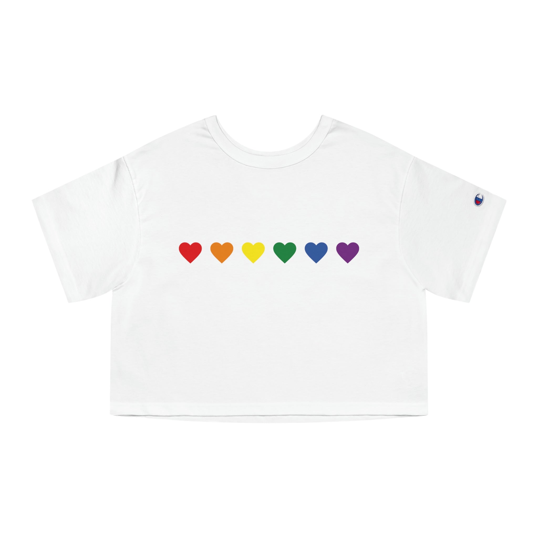 Champion Hearts Crop Top | Tee