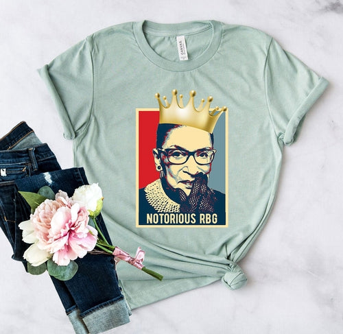 Notorious RBG Crown Tee | Available in 2 Colors
