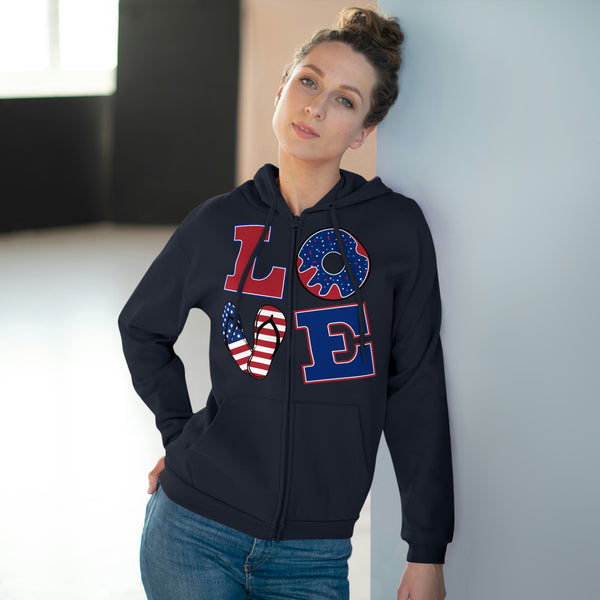 Patriotic Love Unisex Hoodie | Available in 3 Colors