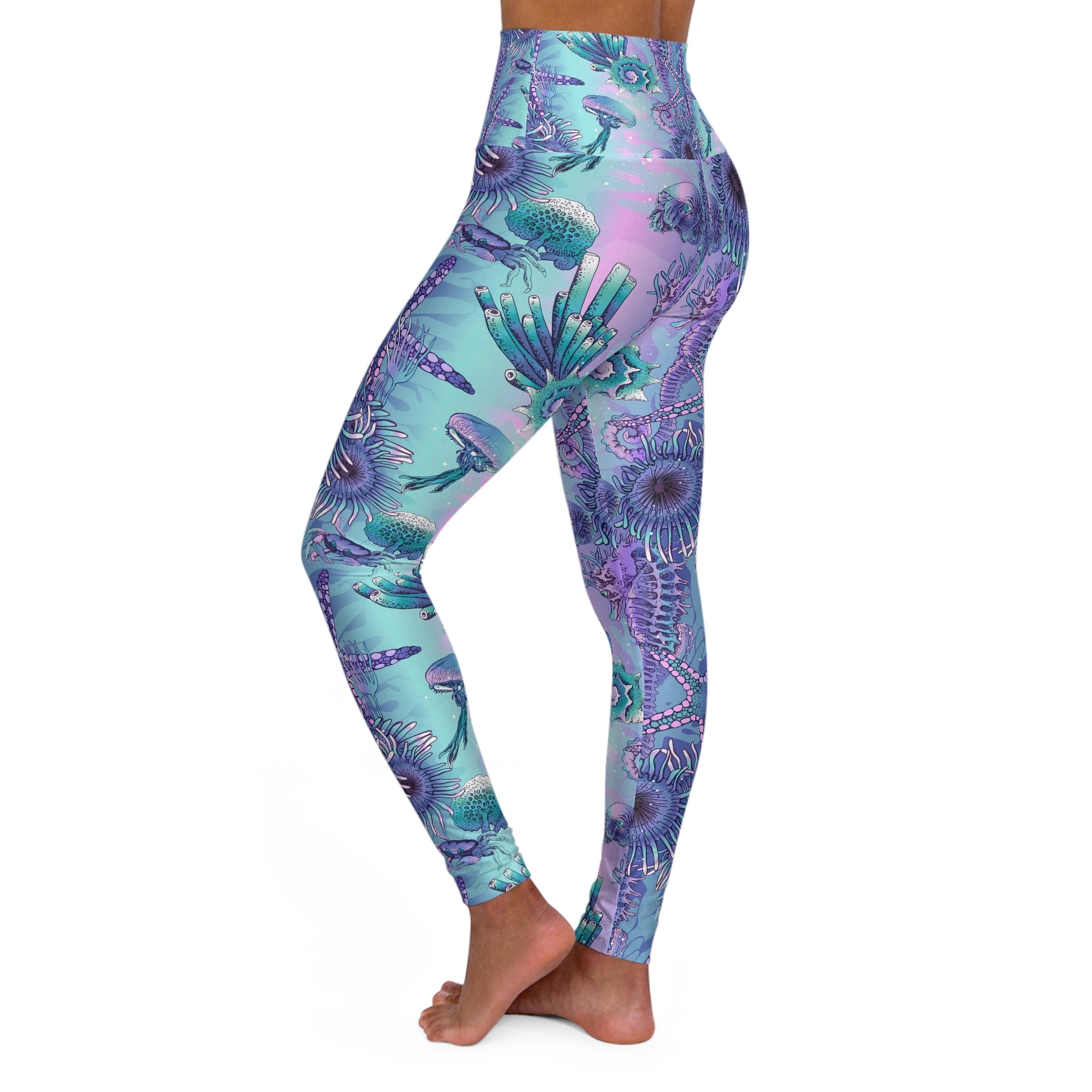 SHE REBEL - Underwater World Yoga Leggings