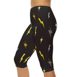 SHE REBEL - Stormy Night Capri Leggings