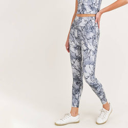 MONO B - Grey Light Reflective Leggings