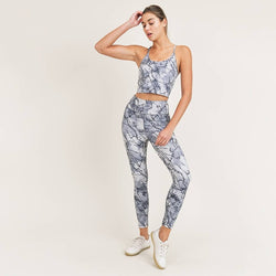 MONO B - Grey Light Reflective Leggings