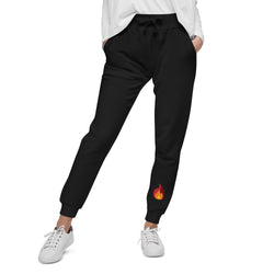 Flame Unisex Fleece Sweatpants