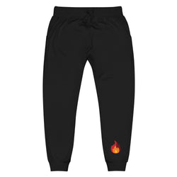 Flame Unisex Fleece Sweatpants