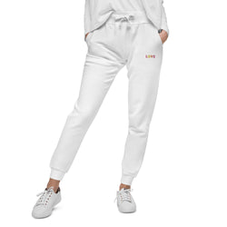 LOVE Unisex Fleece Sweatpants