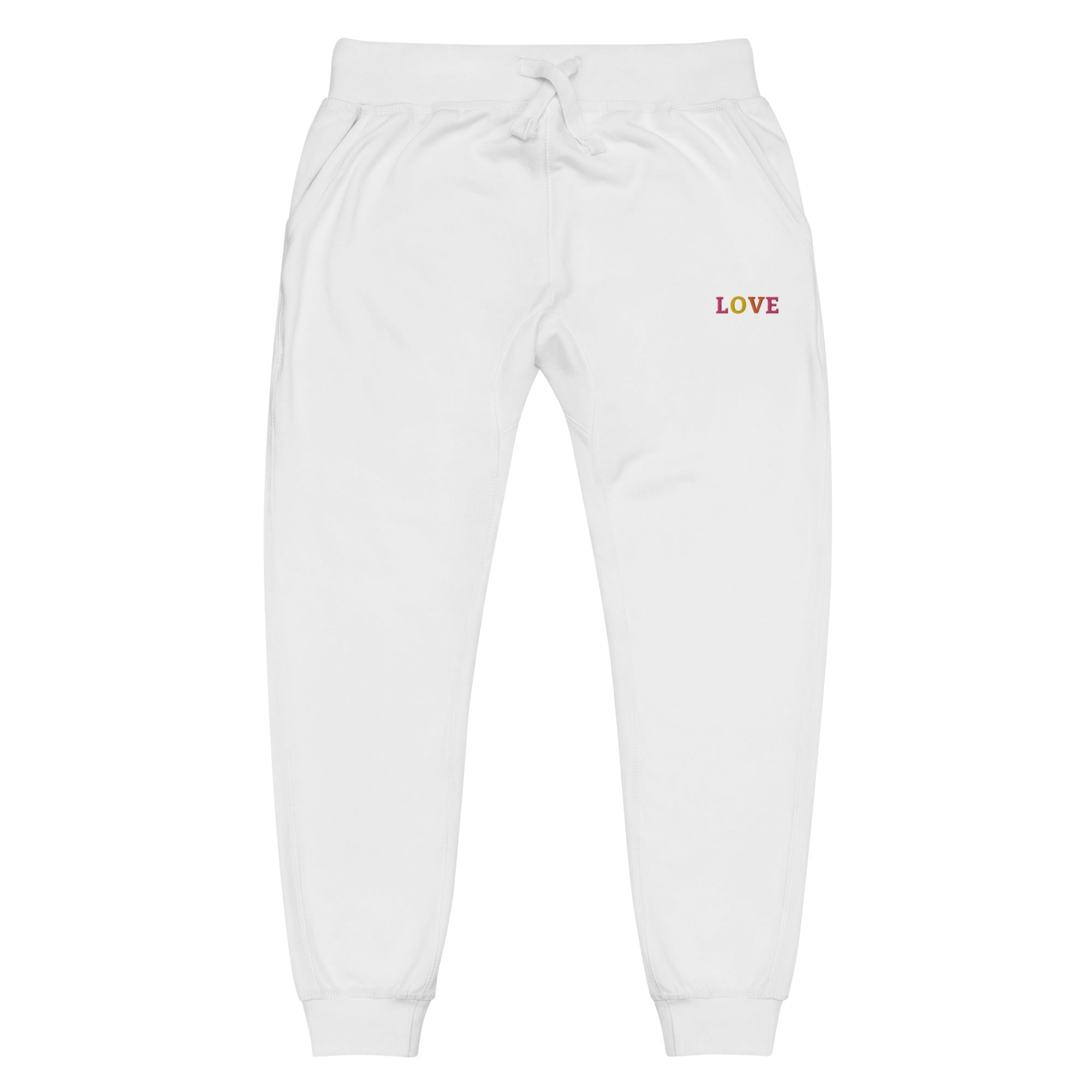 LOVE Unisex Fleece Sweatpants