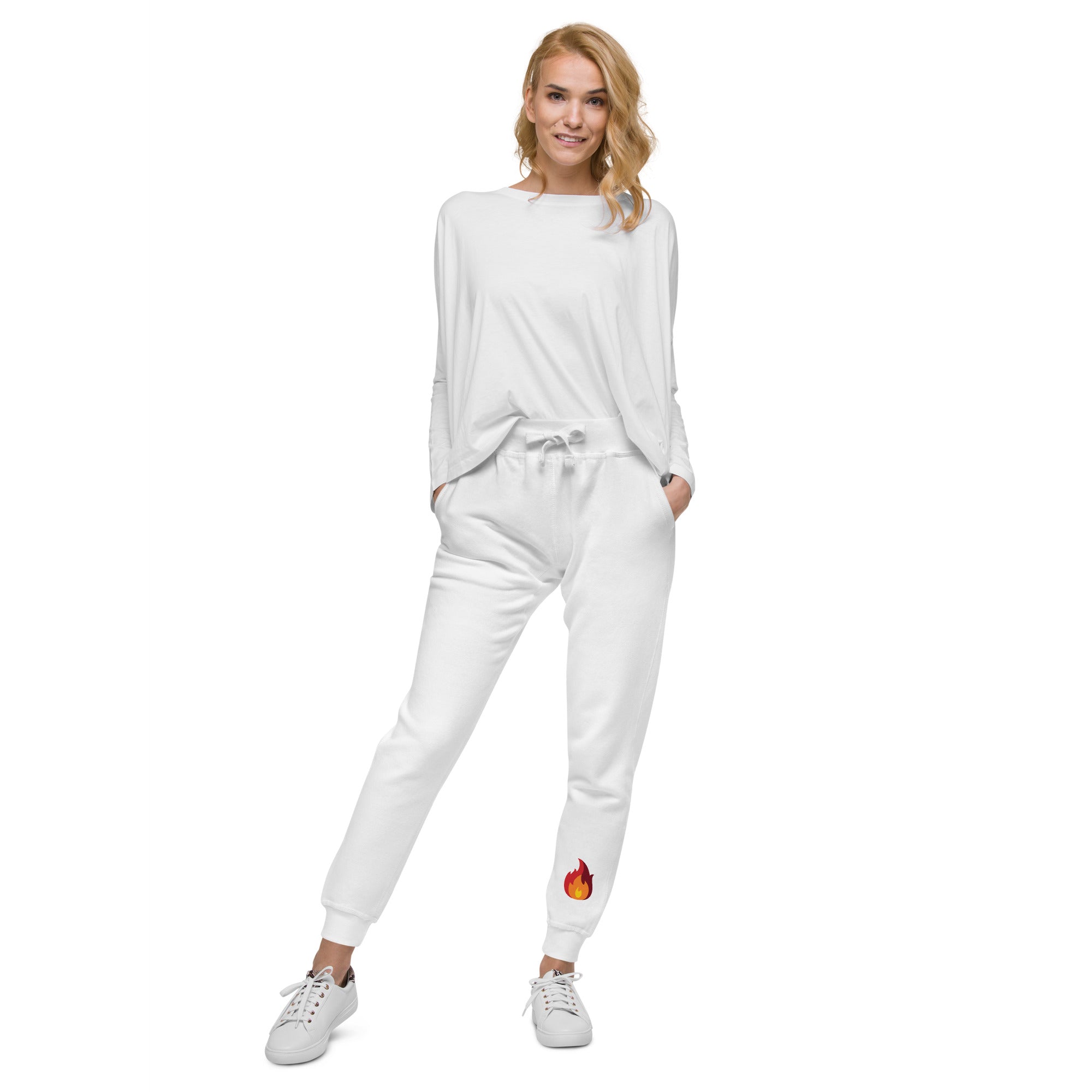 Flame Unisex Fleece Sweatpants