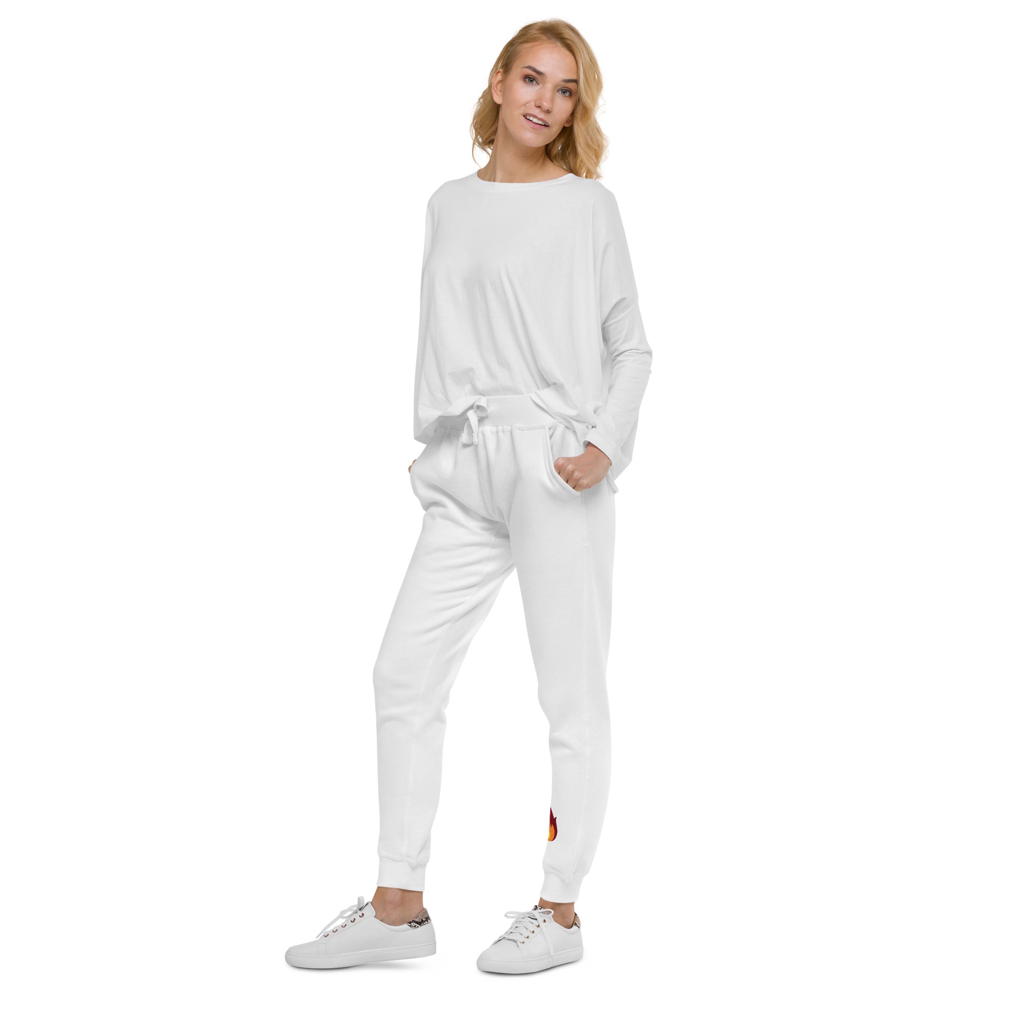 Flame Unisex Fleece Sweatpants