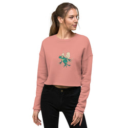 Fairy Frog Crop Sweatshirt