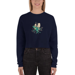 Fairy Frog Crop Sweatshirt