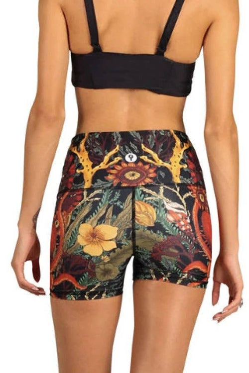 Coral My Name Yoga Shorts